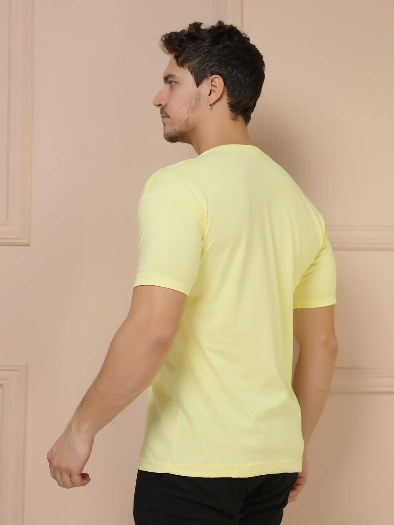 Camiseta Masculina 100% Algodão Básica GrifeX™