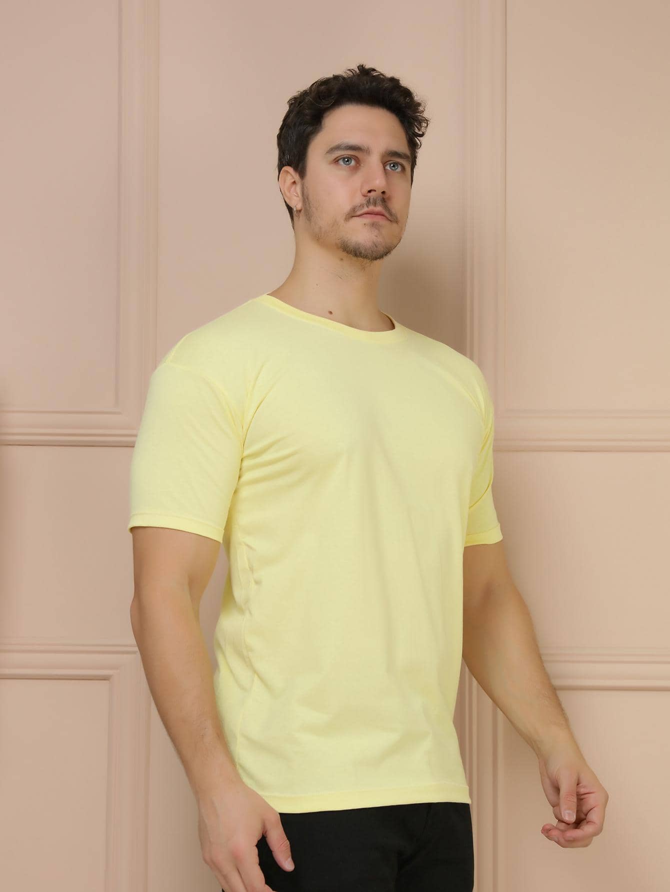 Camiseta Masculina 100% Algodão Básica GrifeX™