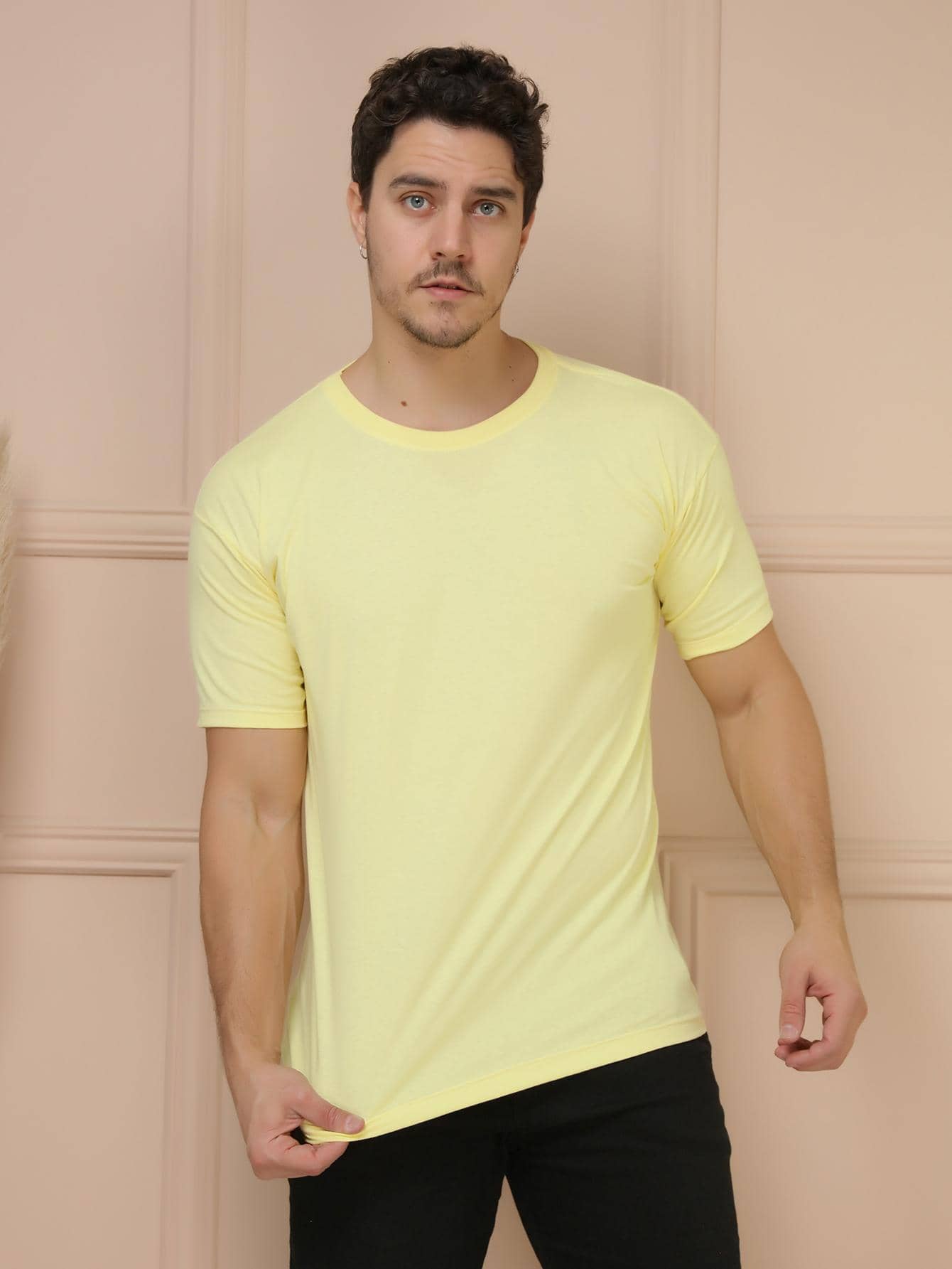 Camiseta Masculina 100% Algodão Básica GrifeX™