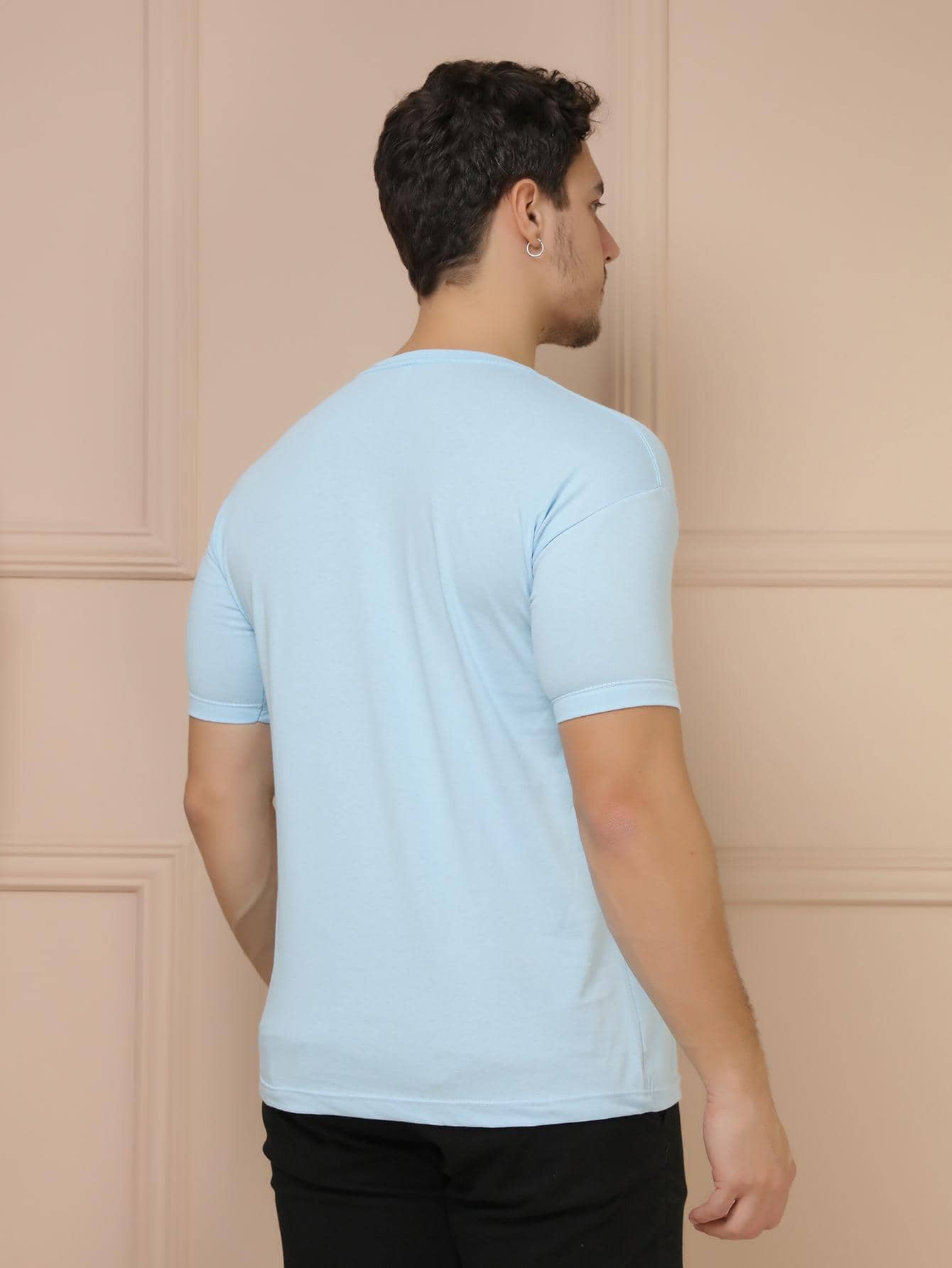 Camiseta Masculina 100% Algodão Básica GrifeX™
