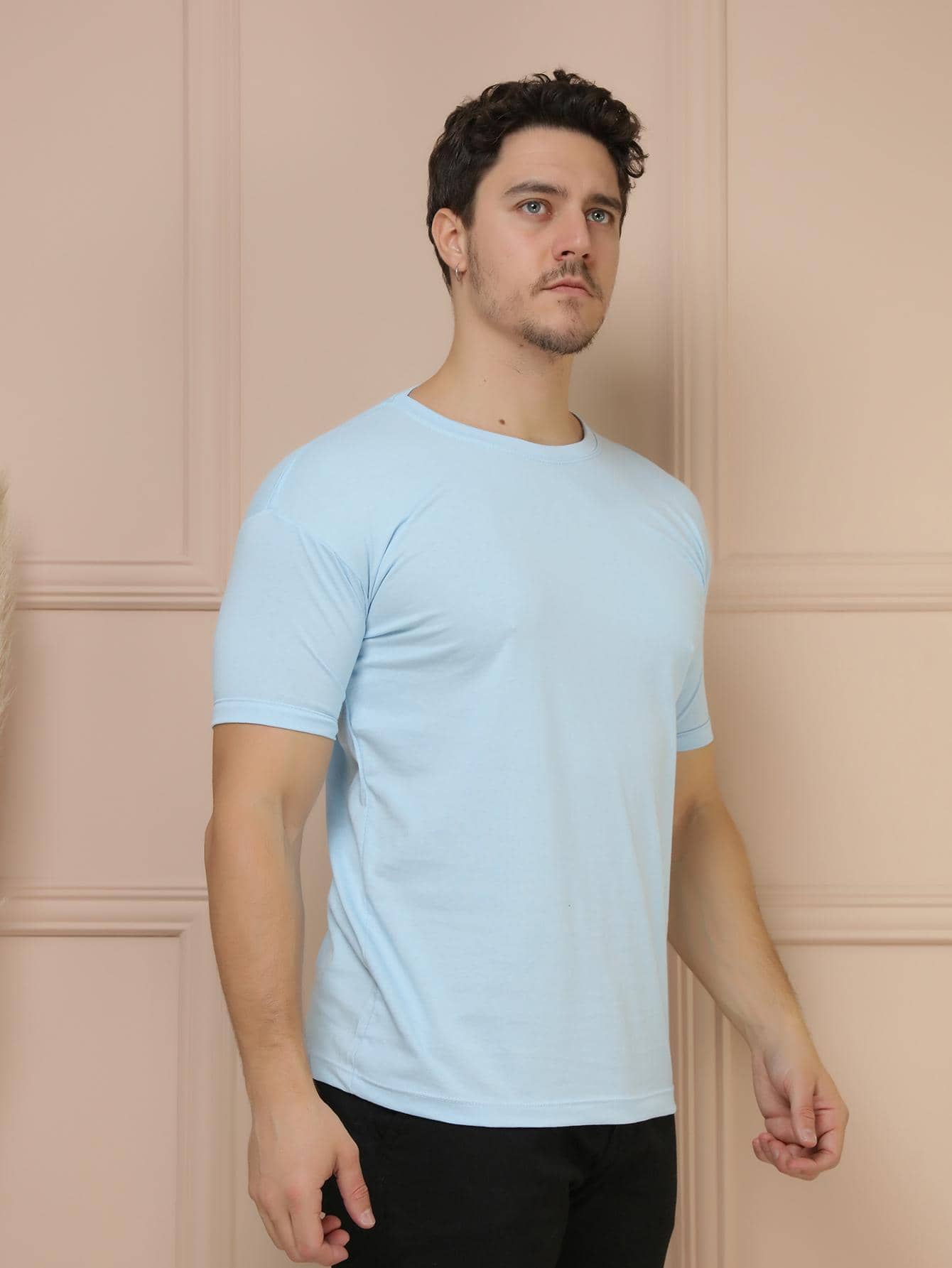 Camiseta Masculina 100% Algodão Básica GrifeX™
