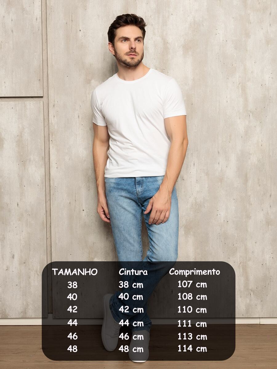 Calça Jeans Masculina Slim Fit GrifeX™