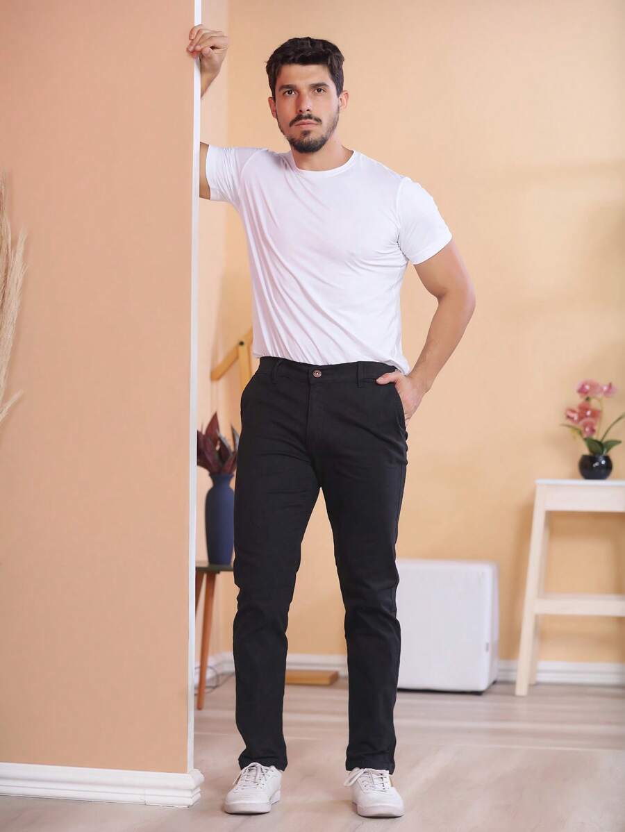 Calça Sarja Social Fino GrifeX™