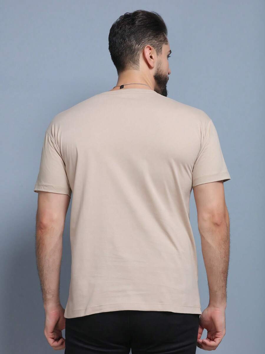 Camiseta Masculina 100% Algodão Básica GrifeX™