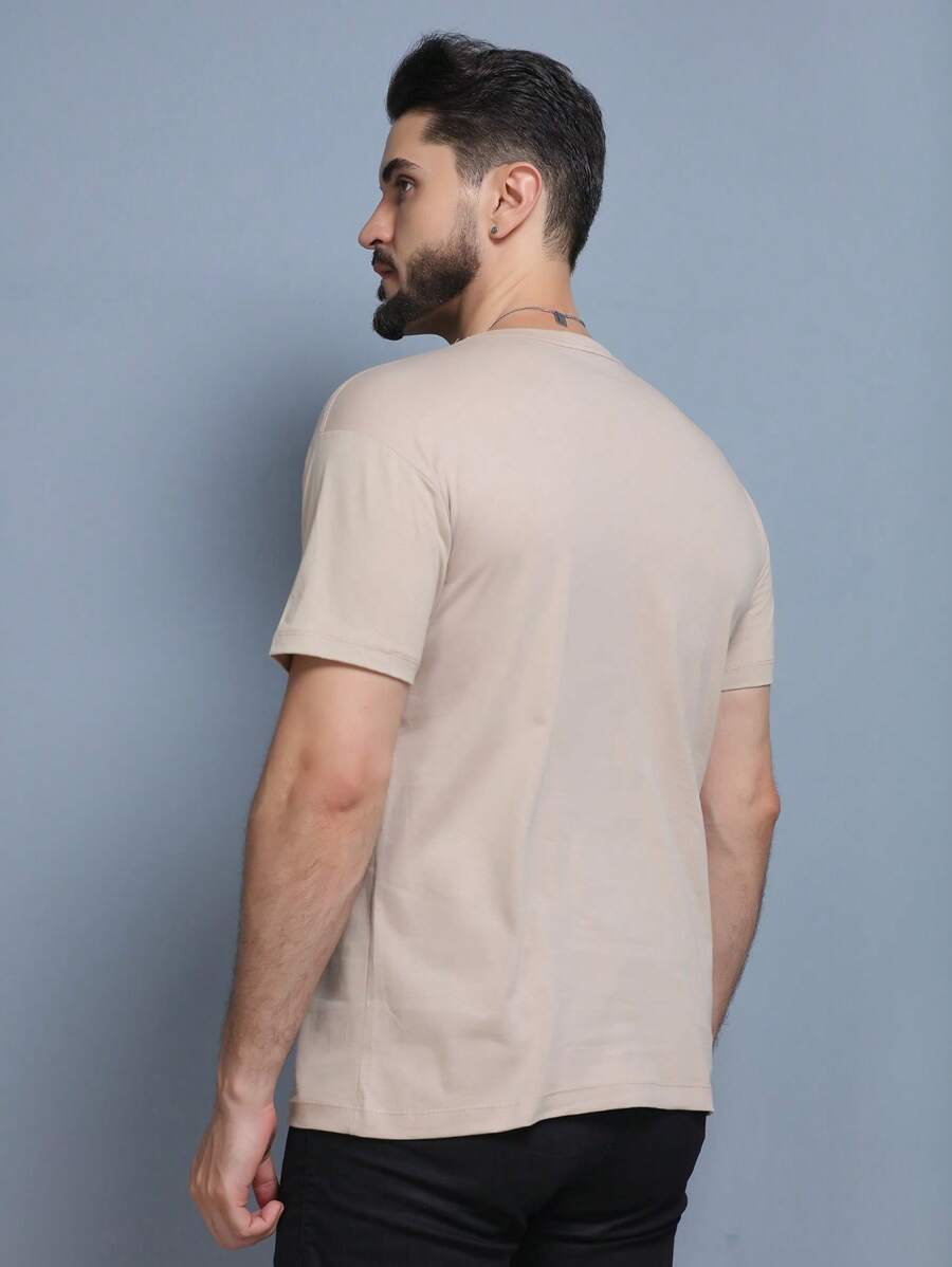Camiseta Masculina 100% Algodão Básica GrifeX™