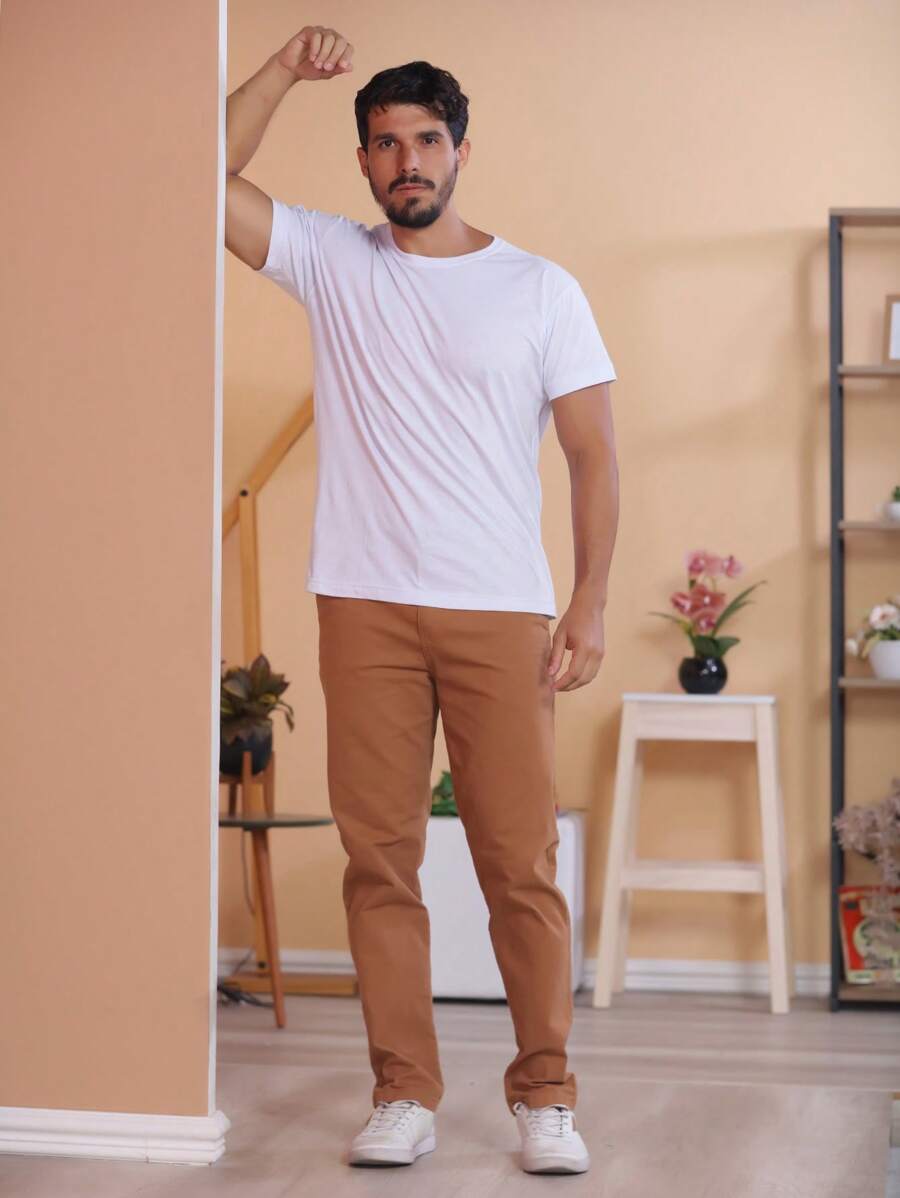 Calça Sarja Social Fino GrifeX™