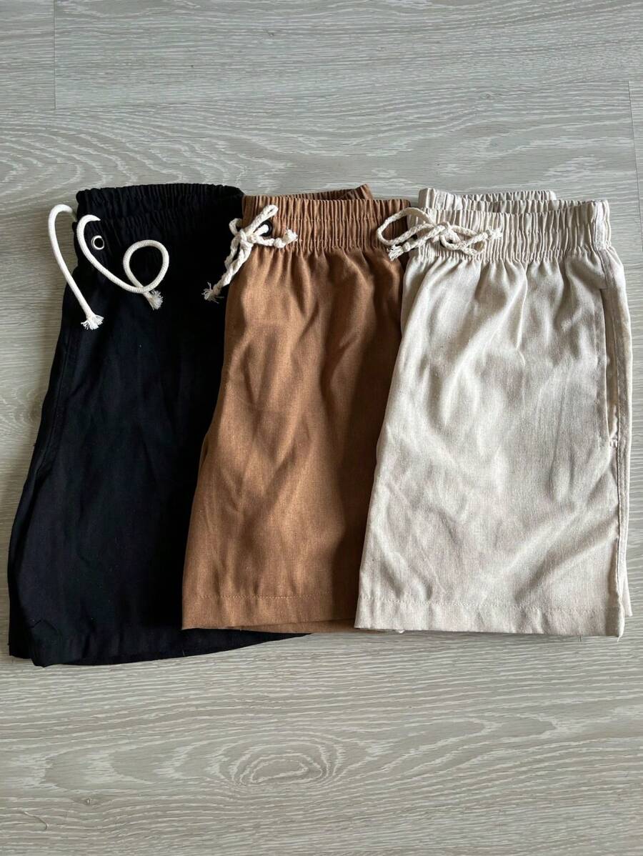 Kit 3 Bermudas em Linho Premium GrifeX™