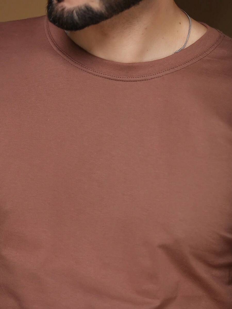 Camiseta Masculina 100% Algodão Básica GrifeX™