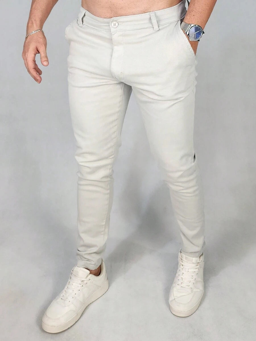 Calça Masculina Alfaiataria Social Sarja Skinny GrifeX™