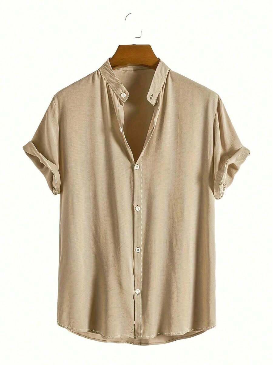 Camisa Manga Curta de Linho GrifeX™