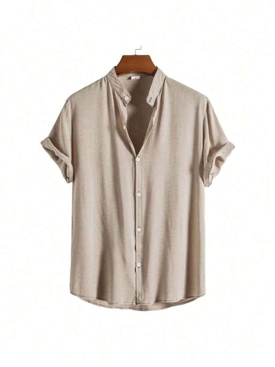 Camisa Manga Curta de Linho GrifeX™