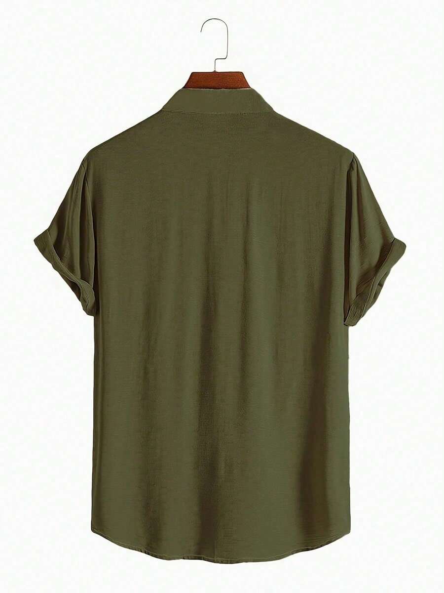 Camisa Manga Curta de Linho GrifeX™