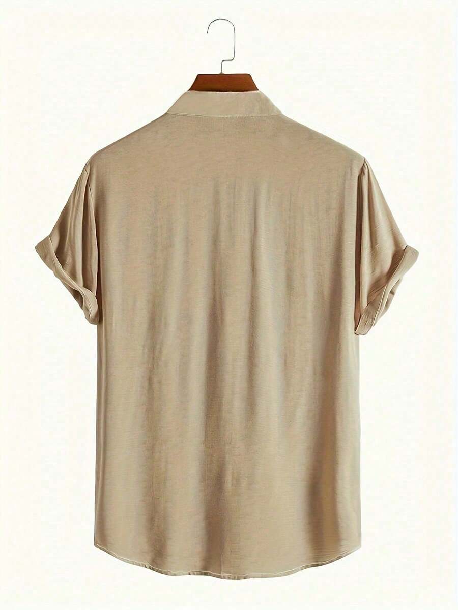 Camisa Manga Curta de Linho GrifeX™