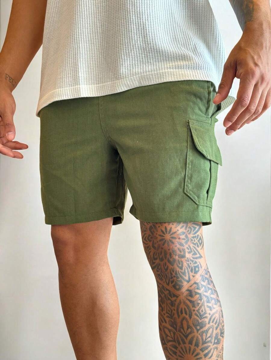 Bermuda Linho Bolso GrifeX™