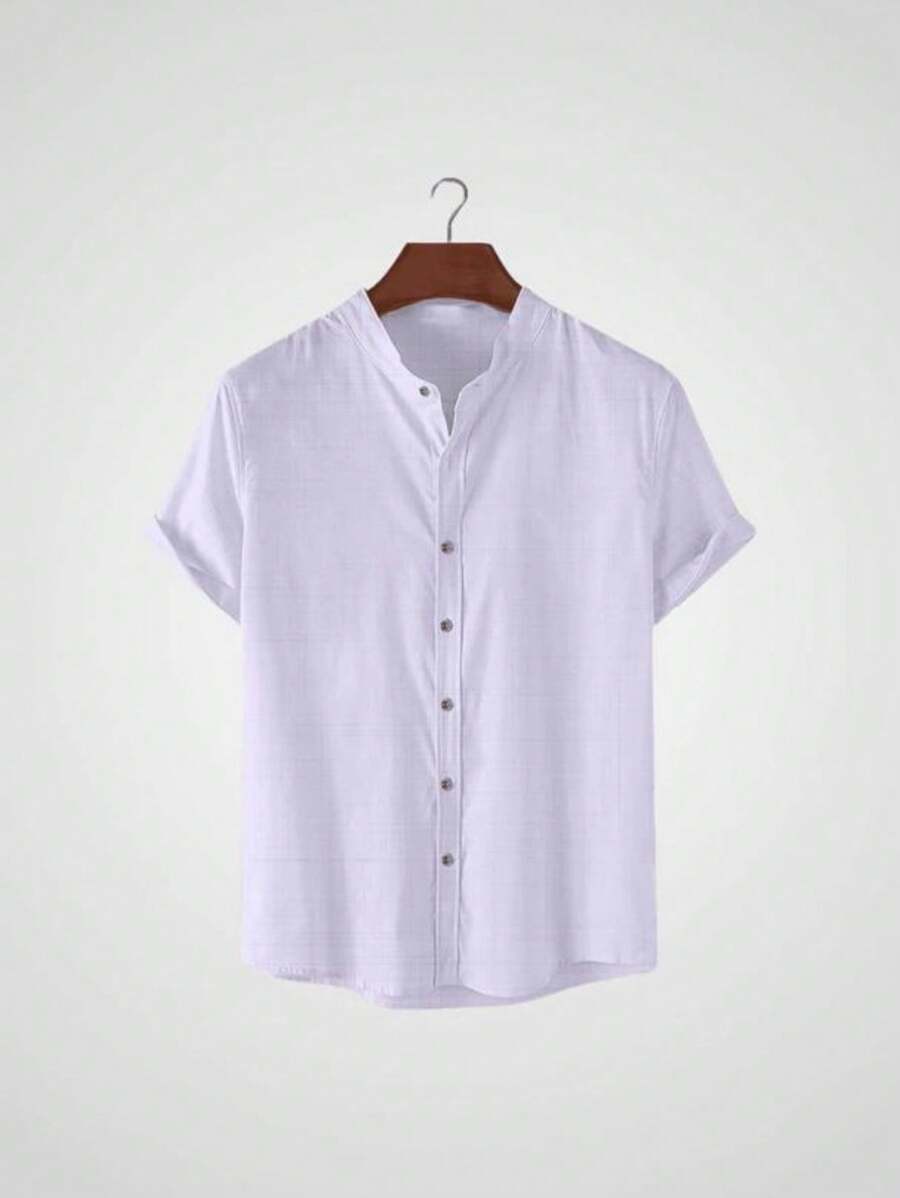 Kit 2 Camisas Gola Pastor De Linho GrifeX™