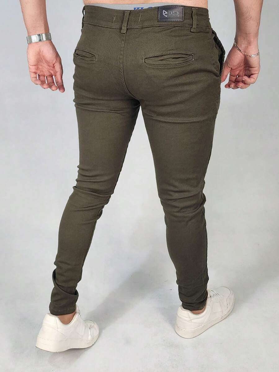 Calça Masculina Alfaiataria Social Sarja Skinny GrifeX™