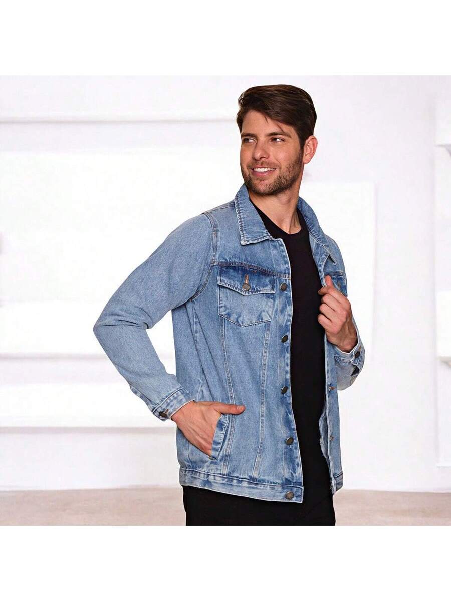 Jaqueta Jeans Masculina GrifeX™