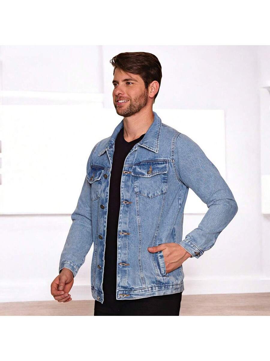 Jaqueta Jeans Masculina GrifeX™