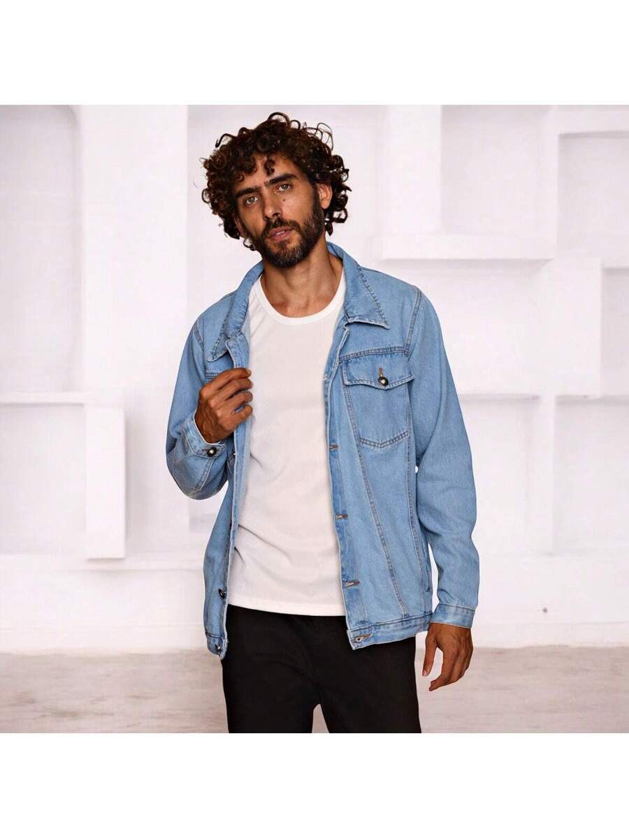 Jaqueta Jeans Masculina GrifeX™