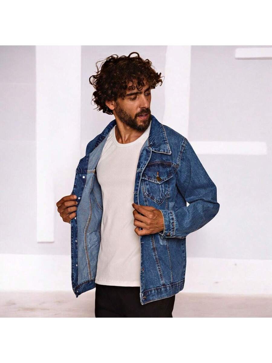 Jaqueta Jeans Masculina GrifeX™