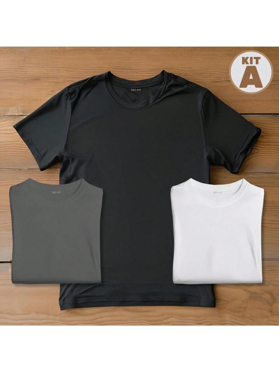 Kit 3 Camisetas Dry Fit GrifeX™