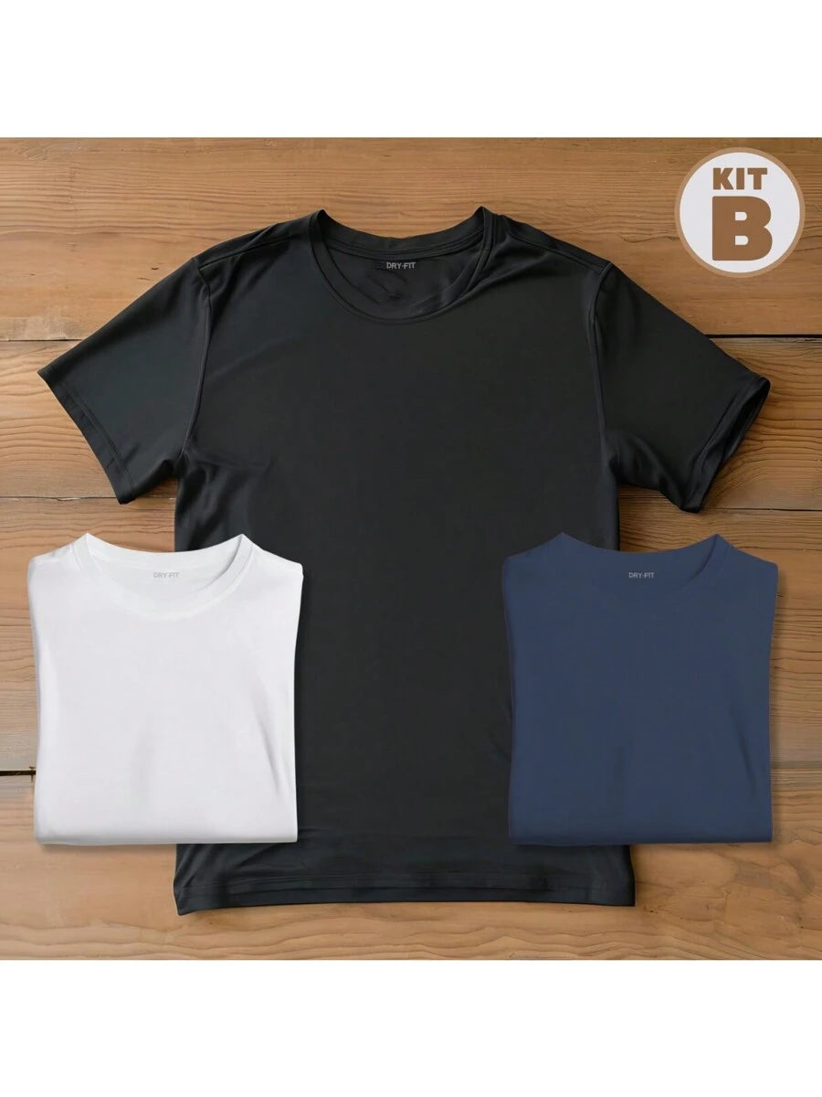 Kit 3 Camisetas Dry Fit GrifeX™