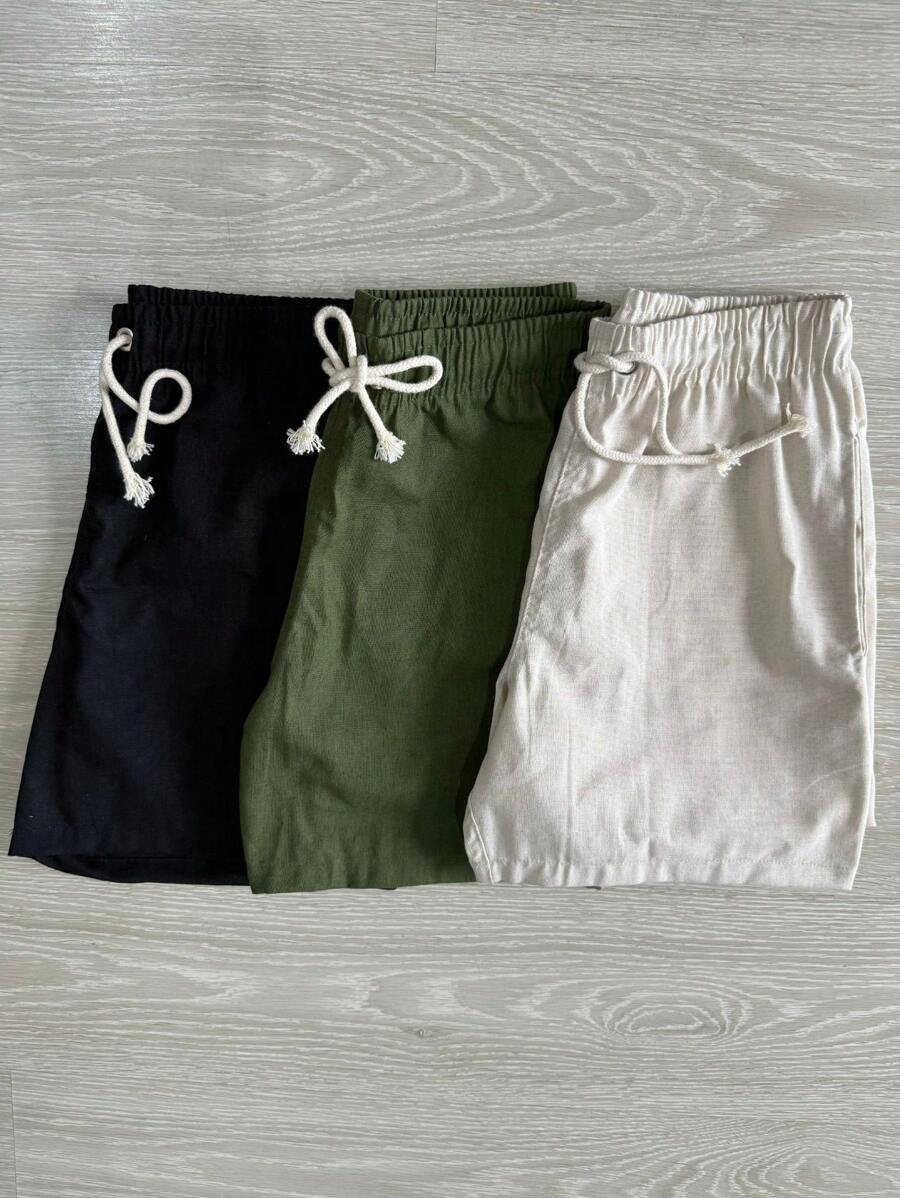 Kit 3 Bermudas em Linho Premium GrifeX™