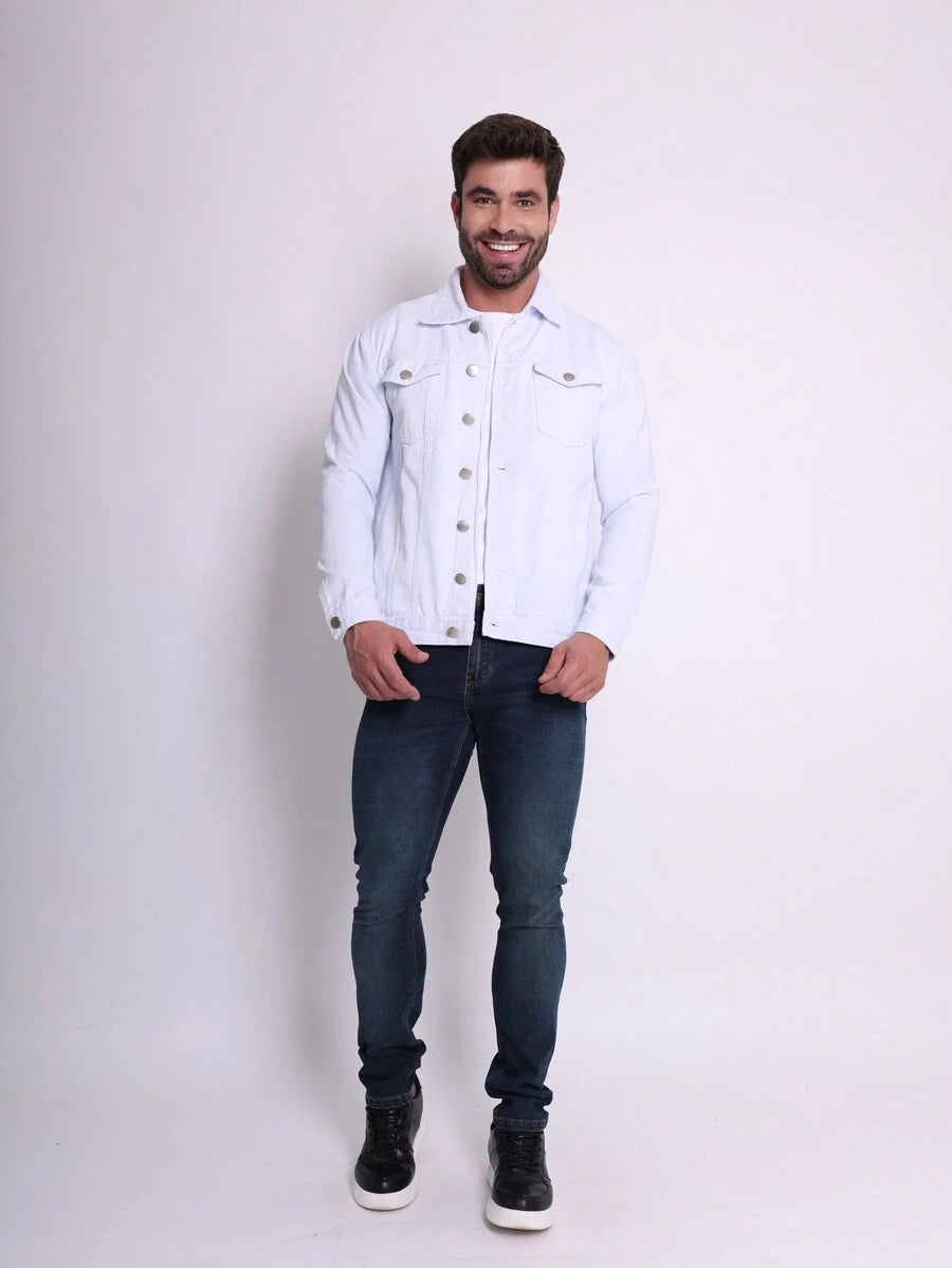 Jaqueta Masculina Denim Sarja Slim GrifeX™