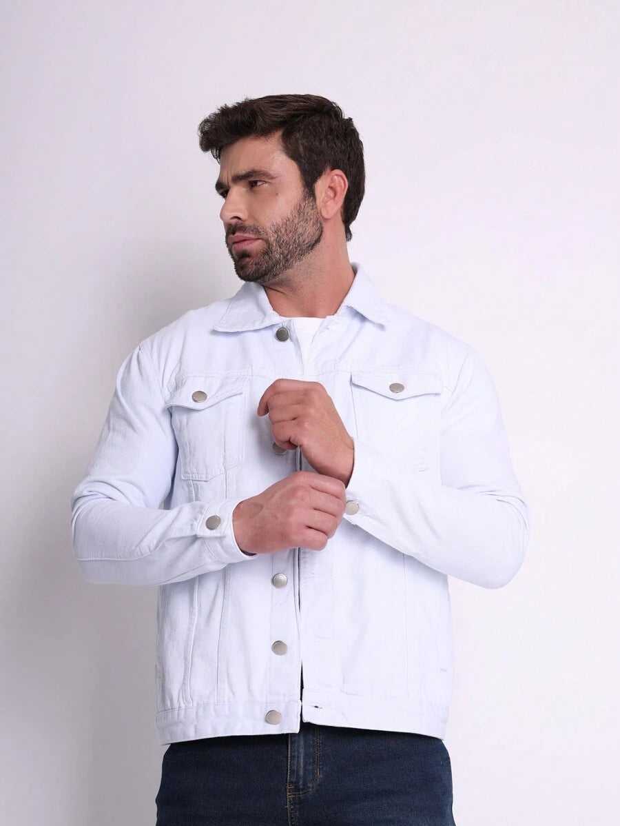 Jaqueta Masculina Denim Sarja Slim GrifeX™
