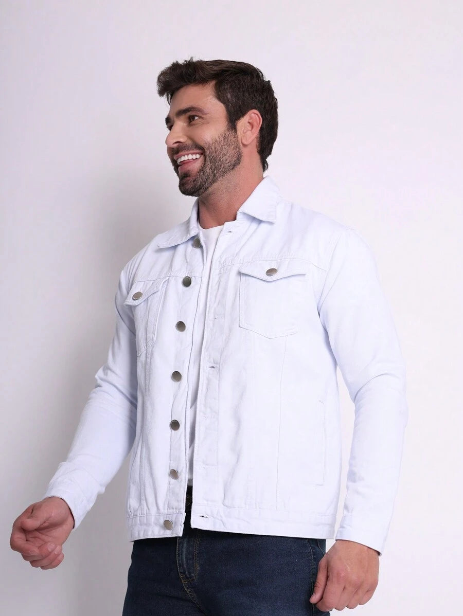 Jaqueta Masculina Denim Sarja Slim GrifeX™