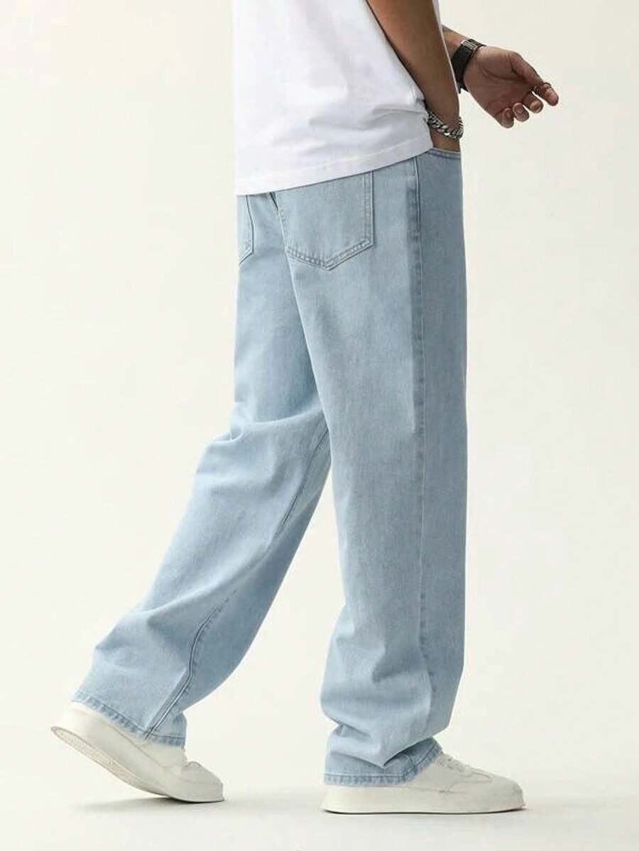 Calça Jeans Denim Baggy Larga GrifeX™