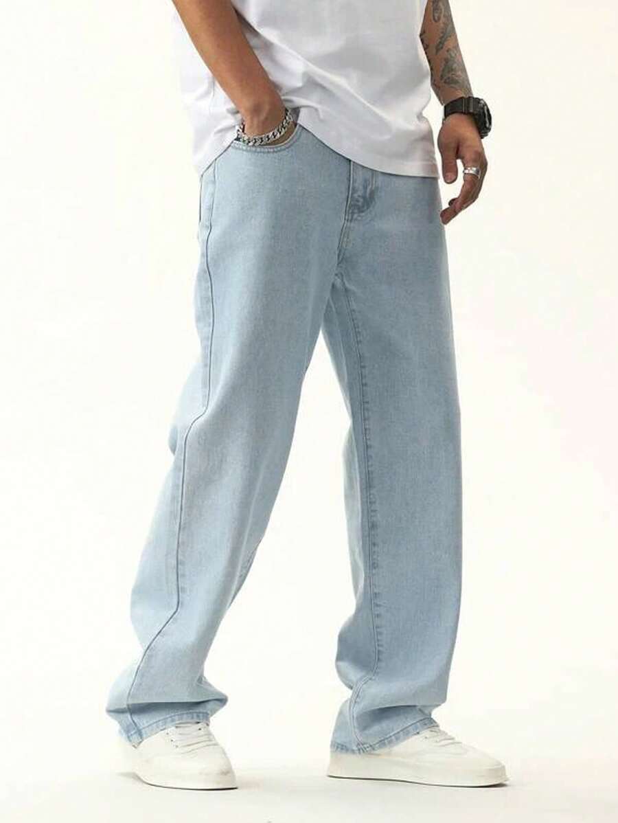 Calça Jeans Denim Baggy Larga GrifeX™