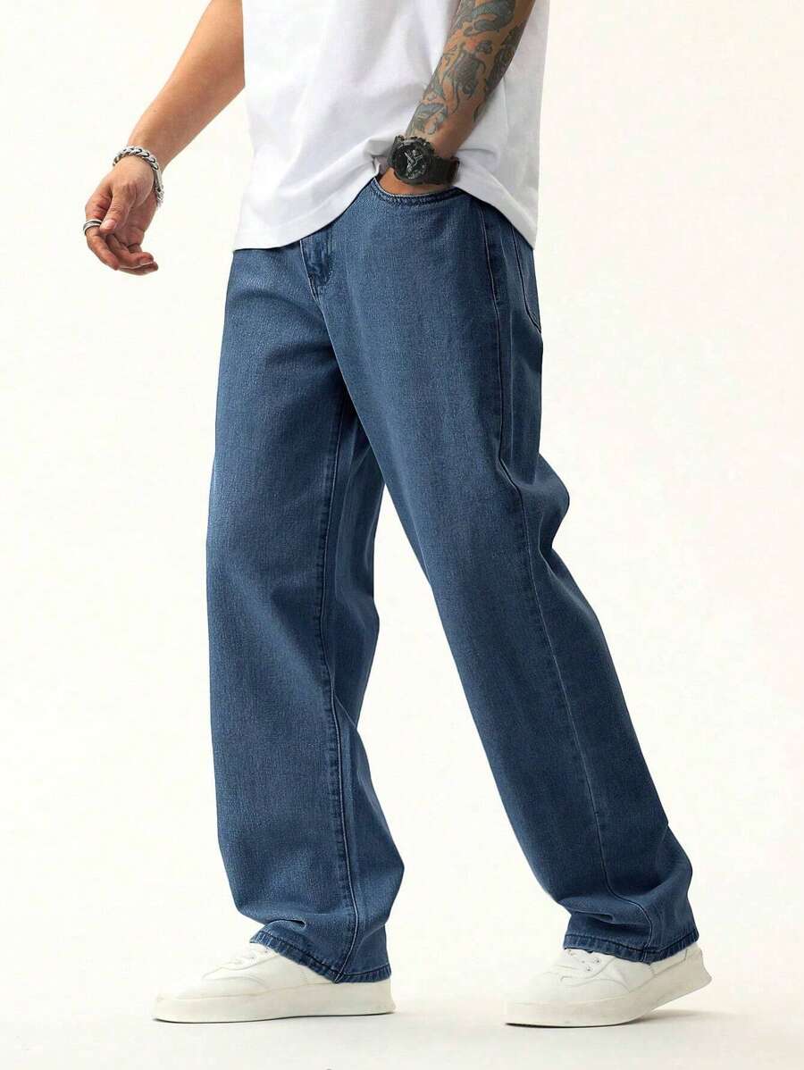 Calça Jeans Denim Baggy Larga GrifeX™