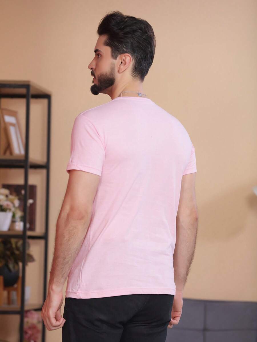 Camiseta Masculina 100% Algodão Básica GrifeX™