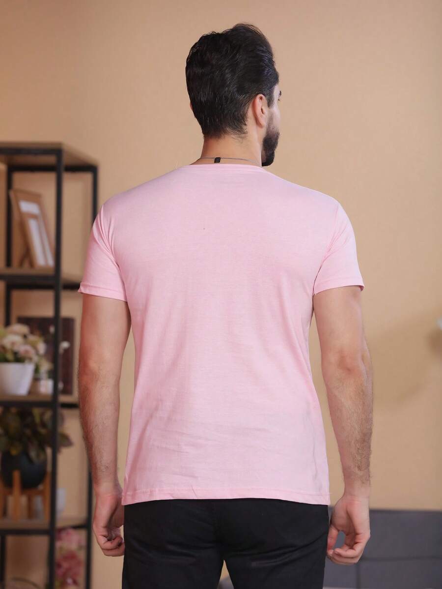 Camiseta Masculina 100% Algodão Básica GrifeX™