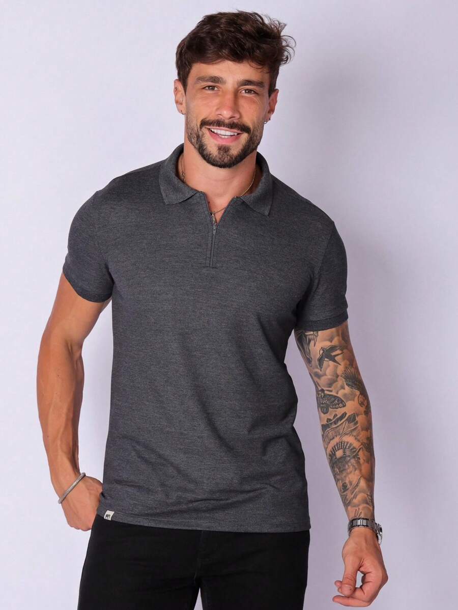 Camisa Polo Zíper GrifeX™
