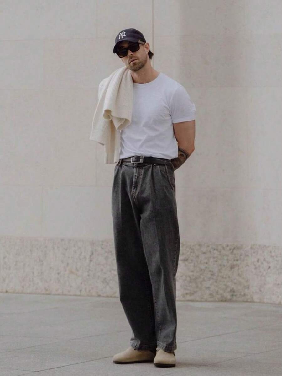 Camiseta Masculina Casual Slim Social GrifeX™