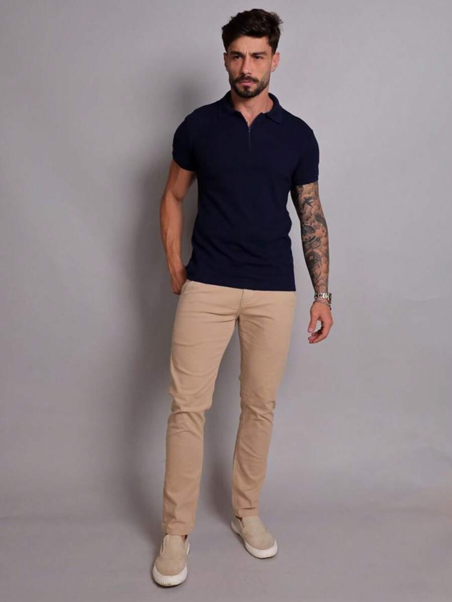 Camisa Polo Zíper GrifeX™