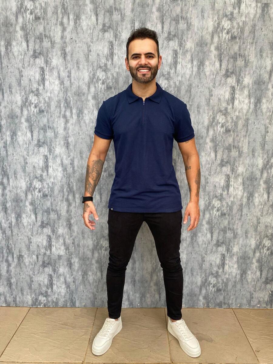 Camisa Polo Zíper GrifeX™