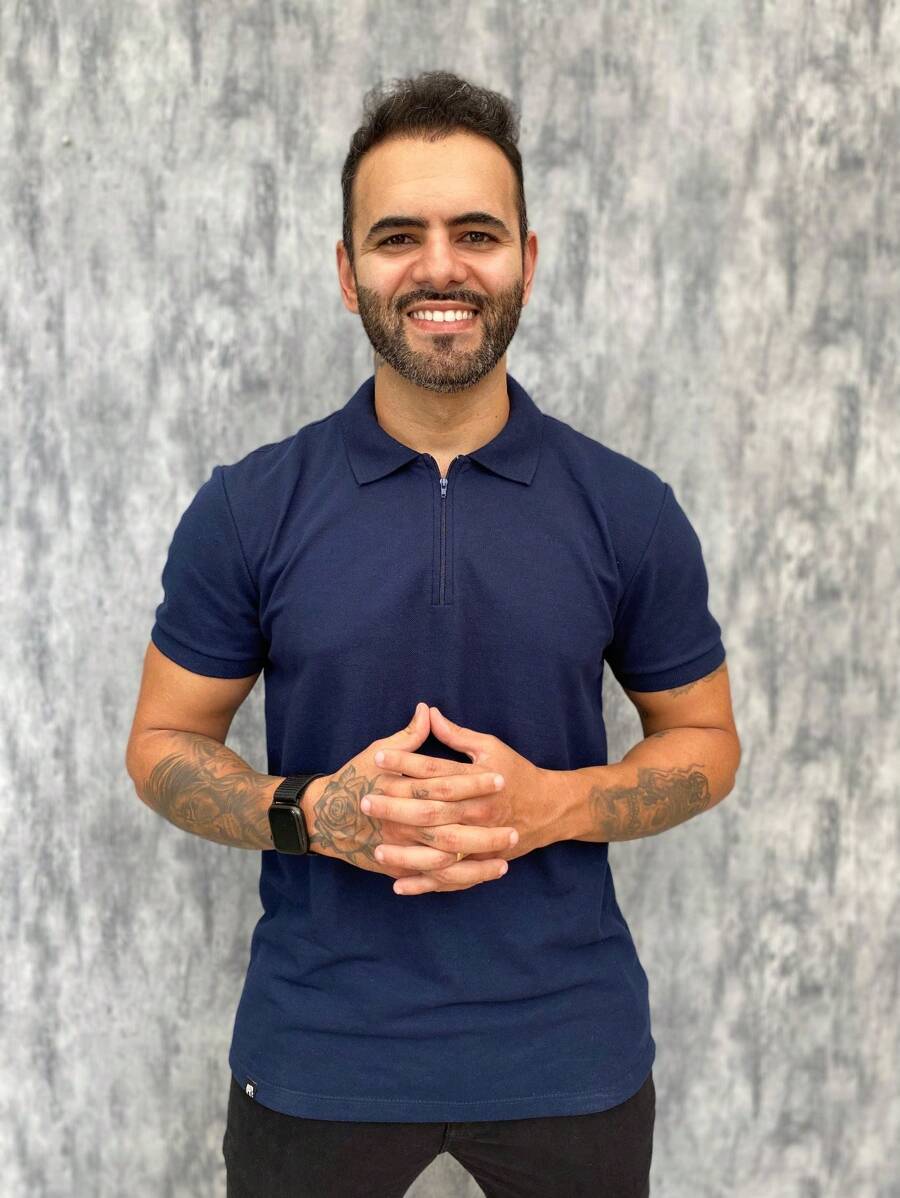 Camisa Polo Zíper GrifeX™