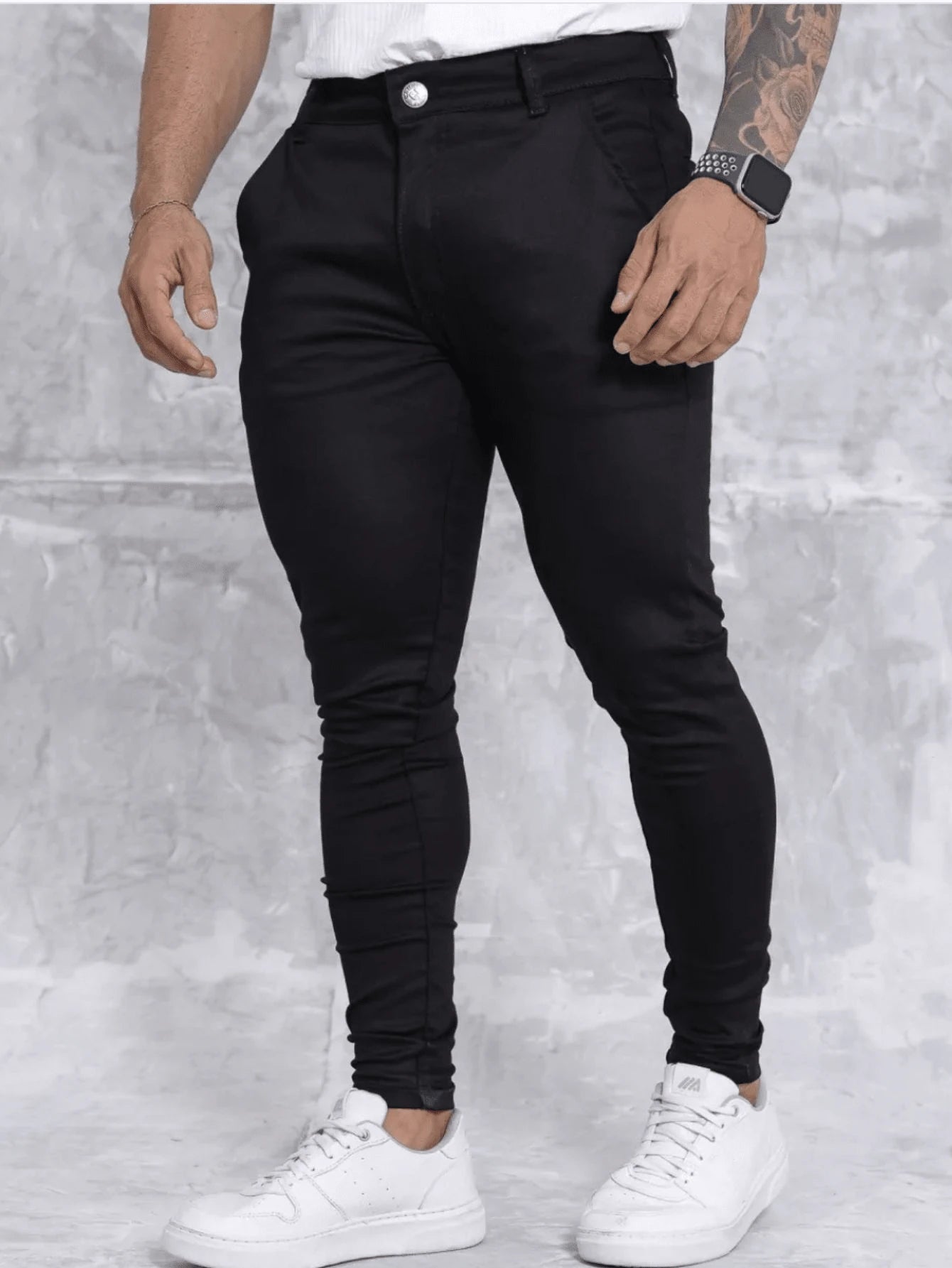 Calça Acetinada Alta Alfaiataria GrifeX™