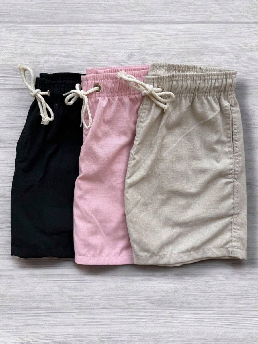 Kit 3 Bermudas em Linho Premium GrifeX™
