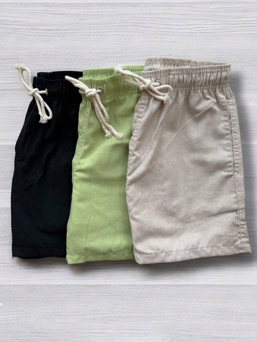 Kit 3 Bermudas em Linho Premium GrifeX™