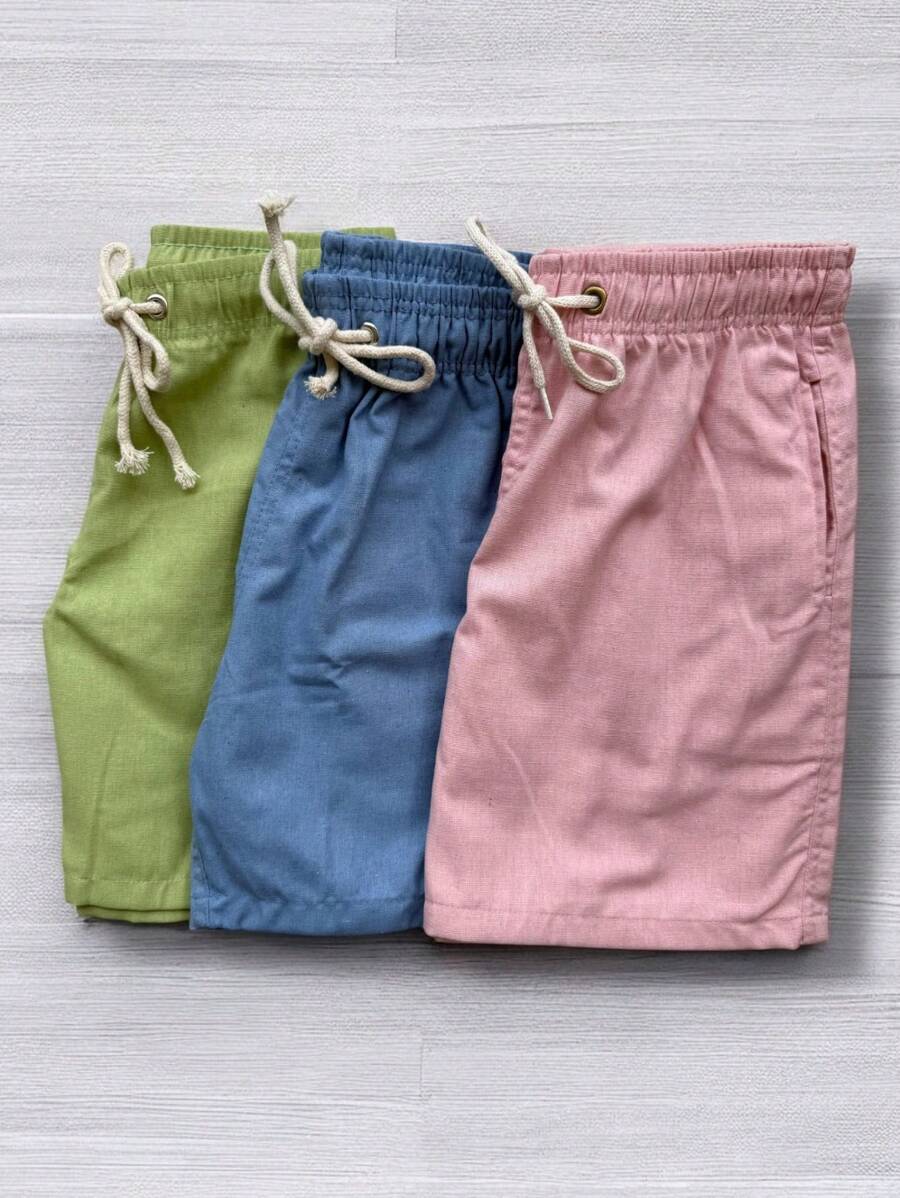 Kit 3 Bermudas em Linho Premium GrifeX™
