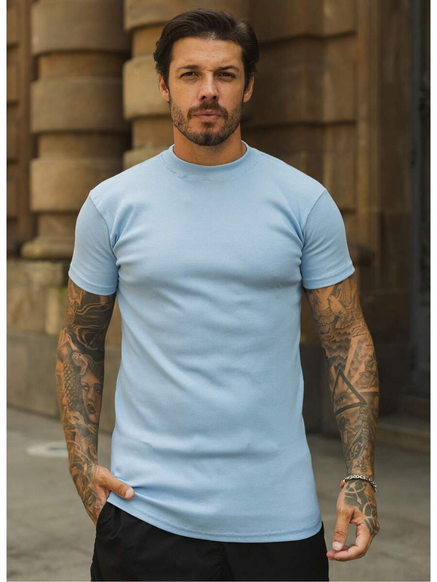 Camiseta Slim Lisa Básica GrifeX™