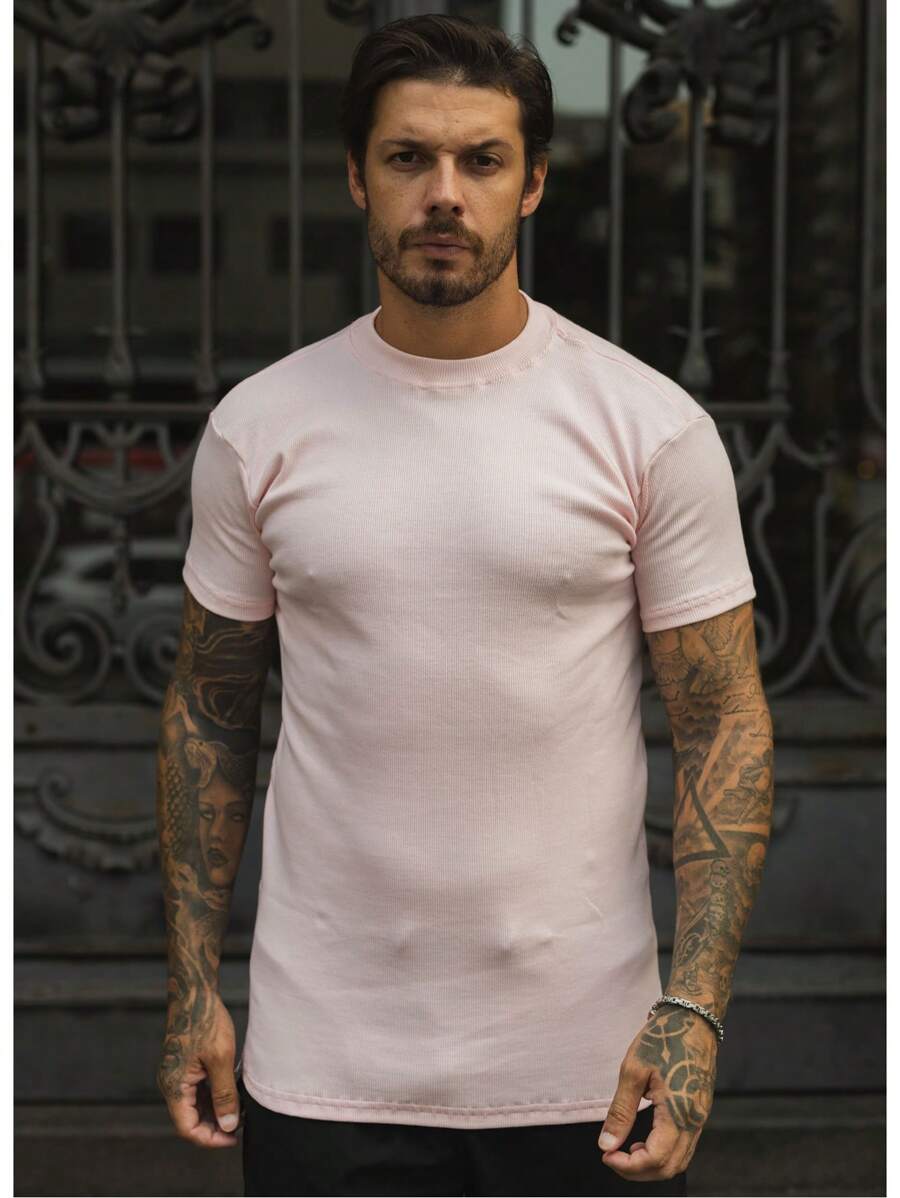 Camiseta Slim Lisa Básica GrifeX™