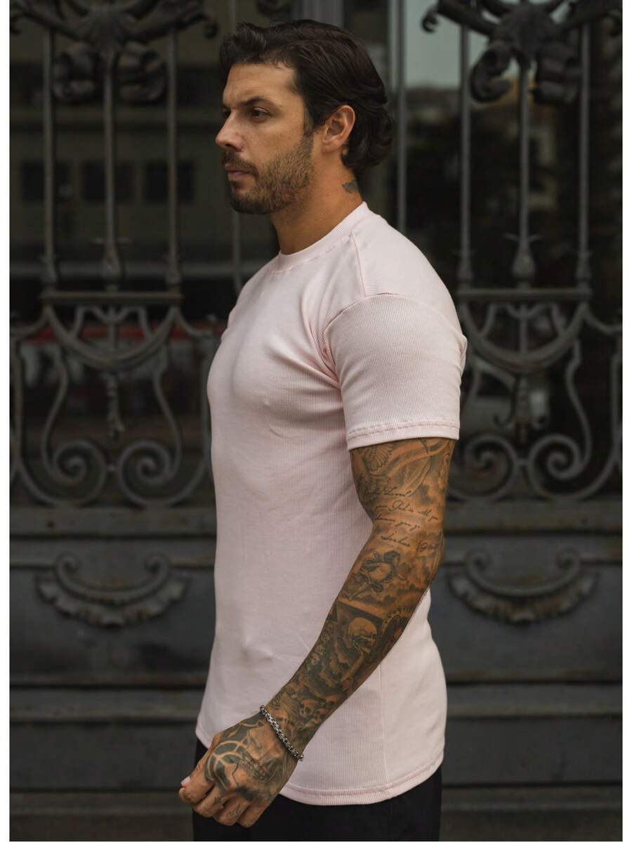 Camiseta Slim Lisa Básica GrifeX™