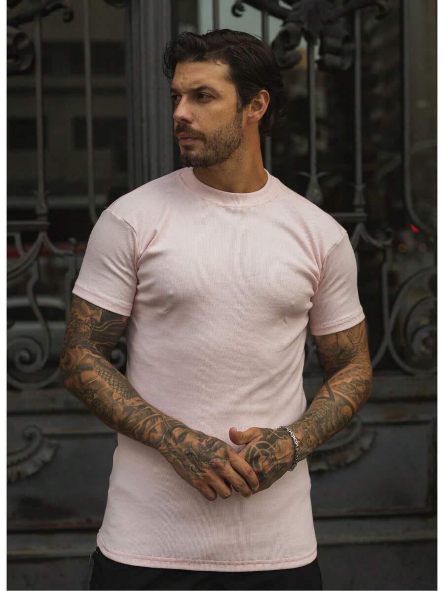 Camiseta Slim Lisa Básica GrifeX™