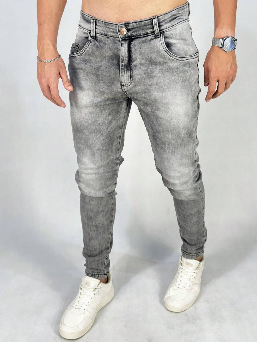 Calça Masculina Marmorizada Skinny GrifeX™