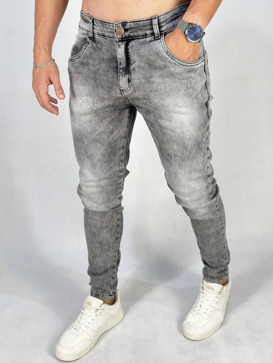 Calça Masculina Marmorizada Skinny GrifeX™